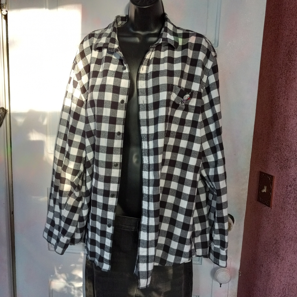 Custom Nightmare b4 Xmas flannel! Unisex OOAK Rage wear! Nwot! - Picture 6 of 6